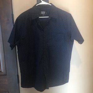 Men’s extra-large monument, dark navy short sleeve, soft shirt